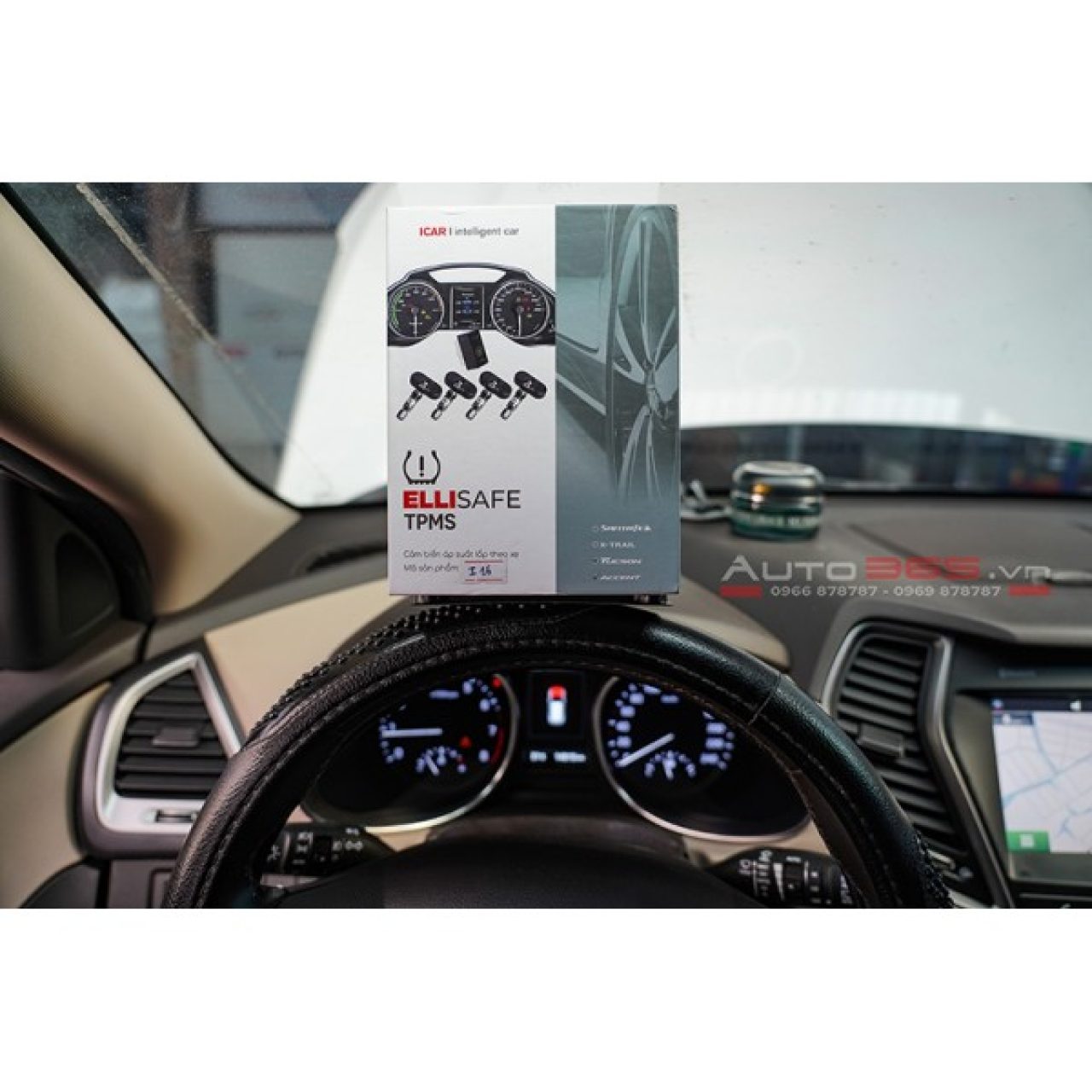 Huyndai lắp cảm biến áp suất lốp Ellisafe chính hãng giá rẻ tại Auto365 - Hình 1